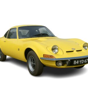Yellow Opel GT